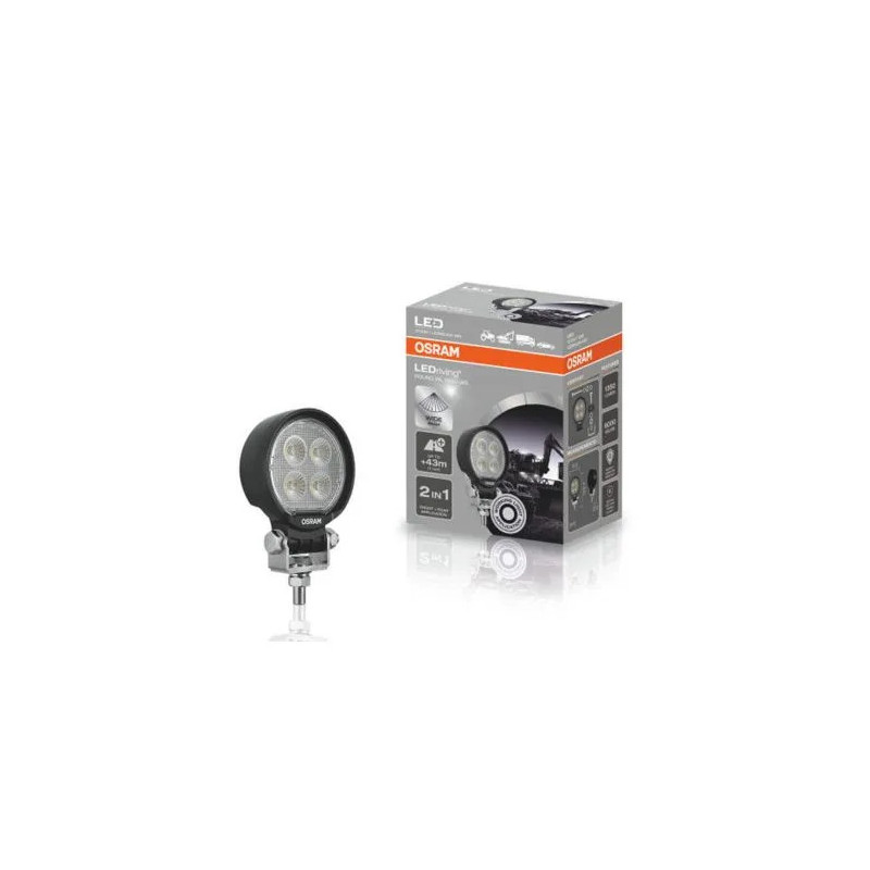 Faro LED redondo de trabajo OSRAM VX80-WD  12W 12/24V