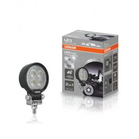 Faro LED redondo de trabajo OSRAM VX80-WD  12W 12/24V - FYVAR 4x4