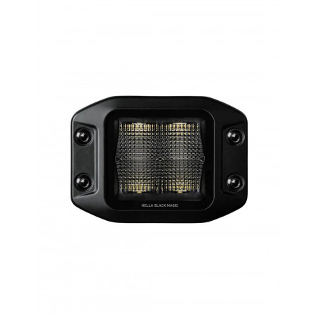 Faro LED Cuadrado Empotrable de trabajo HELLA Black Magic Cube 3,2" 40W 12/24V Pack 2 Unidades