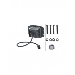 Faro LED Empotrable trabajo HELLA Black Magic Cube 3,2" 40W FYVAR 4x4