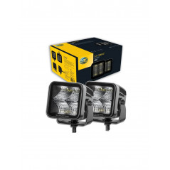 Faro LED Cuadrado trabajo HELLA Black Magic Cube 3,2" 40W - FYVAR 4x4