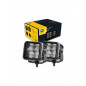 Faro LED Cuadrado de trabajo HELLA Black Magic Cube 3,2" 40W 12/24V Pack 2 Unidades