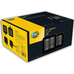 Faro LED Cuadrado trabajo HELLA Black Magic Cube 3,2" 40W - FYVAR 4x4