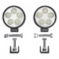 Faro LED redondo de trabajo OSRAM VX70-SP 22W 12/24V Pack 2 Unidades