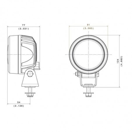 Faro LED de trabajo VIGNAL D14855 29W 12/24V