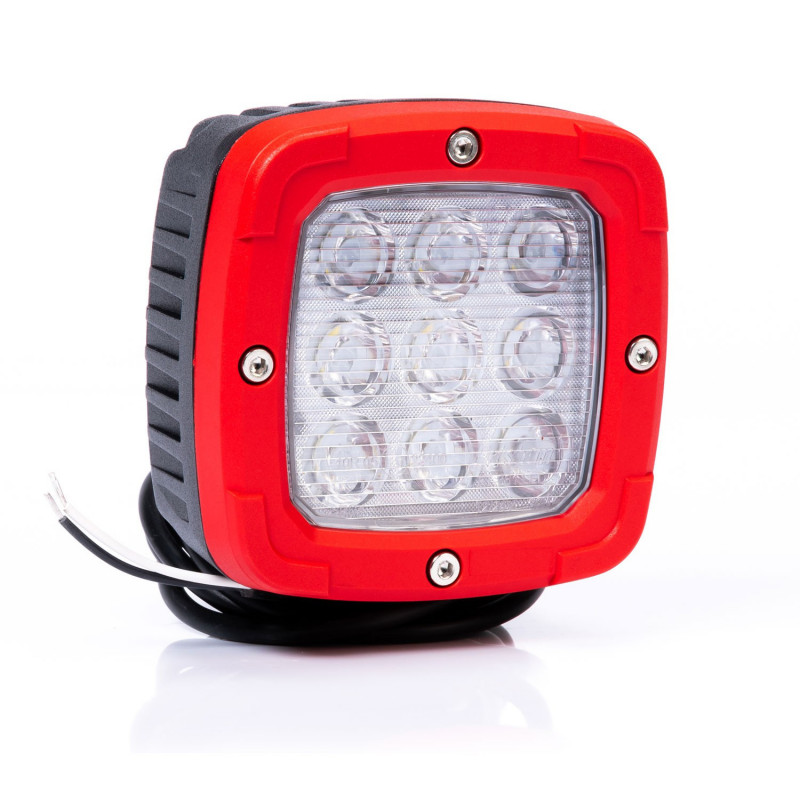 Faro LED cuadrado de trabajo FRISTOM FT-361 38W 12/24V