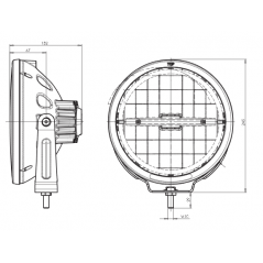 Faro LED Redondo Homologado WAS 872 30 10W 12/24V - FYVAR 4x4