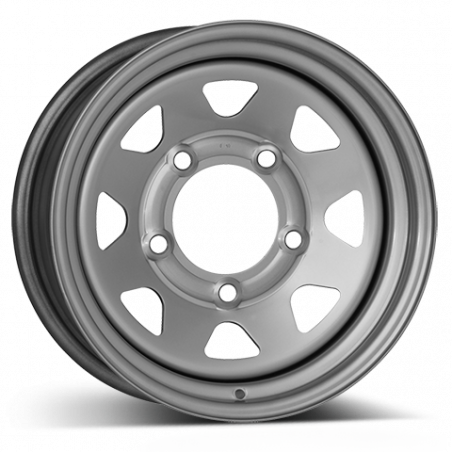 DOTZ Dakar Silver 7x15 5x114.3 ET+5 Buje 71.6 Standard - FYVAR 4x4