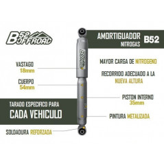 Kit Suspensión B52 Offroad Patrol GR Y60 Corto +5cm - FYVAR 4x4