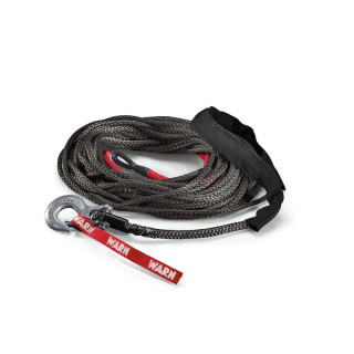 Cable sintético WARN SPYDURA 9,5mm x 30m con gancho - FYVAR 4x4