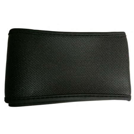 Funda de volante BTR piel fina negra microperforada universal 37-39cm