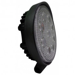 Foco LED redondo de trabajo BTR 12cm diámetro, 27W, 12/24V - FYVAR 4x4