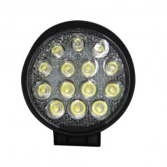 Foco LED redondo de trabajo BTR 12cm diámetro, 42W 12/24V - FYVAR 4x4