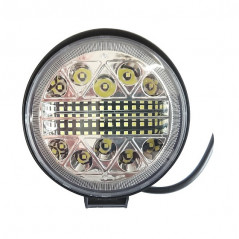 Foco LED redondo de trabajo BTR 11cm diámetro, 34W, 12/24V - FYVAR 4x4