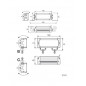 Barra LED homologada OSRAM VX180-SP DR 16,8cm, 24W, 12/24V