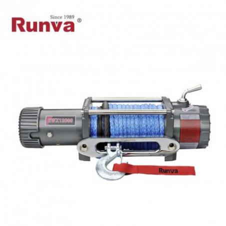 Runva EWX12000UWS-12V 5.443kg 12.000lb Cable sintético Plasma FYVAR4x4