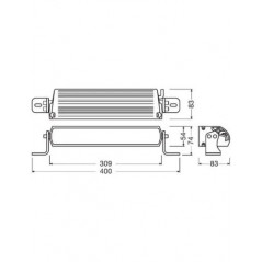 Barra LED homologada OSRAM FX250-CB GEN 2 54cm 37W 12/24V - FYVAR 4x4