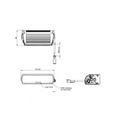 Barra LED homologada OSRAM FX125-SP GEN 2 18,1cm 17W, 12/24V FYVAR 4x4