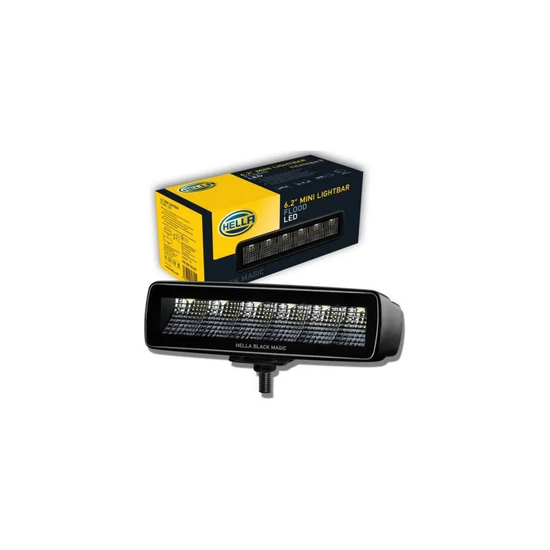 Barra LED de trabajo HELLA Black Magic Cube 6,2", 15,7cm, 30W, 12/24V