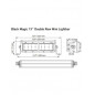 Barra LED homologada HELLA Black Magic 13", 55W, 12/24V