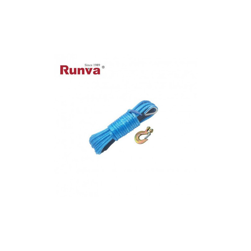 Cable sintético (Plasma) 10mm x 26m con gancho 8.900kg - 19.600lb