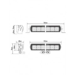 Barra LED homologada LAZER  ST12 EVOLUTION 52,4cm  144W - FYVAR 4x4