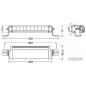 Barra LED homologada OSRAM FX250-CB 40cm, 35W, 12/24V