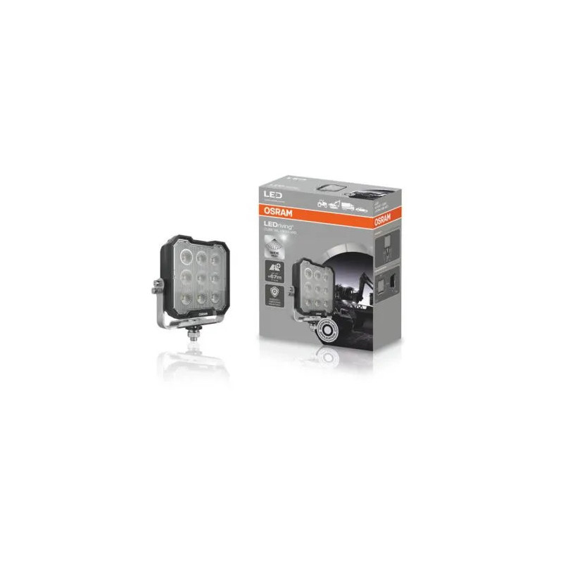 Faro LED cuadrado de trabajo OSRAM VX125-WD 30W 12/24V