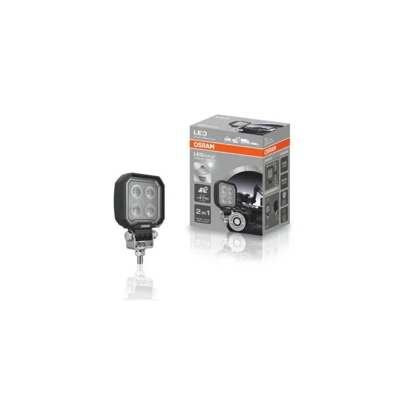 Faro LED cuadrado de trabajo OSRAM VX80-WD 12W 12/24V